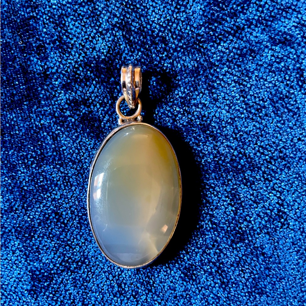 Sterling Silver Stone Pendant